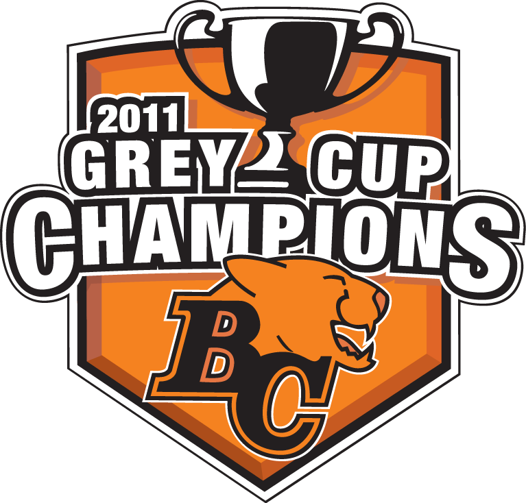 BC Lions 2011 Champion Logo iron on paper